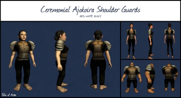 Ceremonial Ajokoira Shoulder Guards