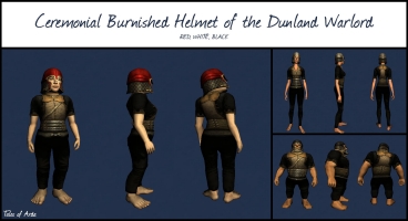 Ceremonial Burnished Helmet of the Dunland Warlord
