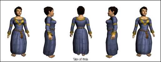 Ceremonial Dress (blue)