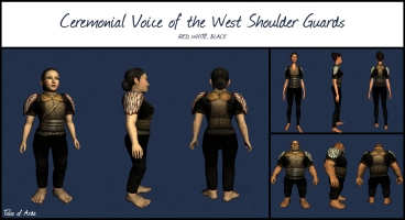 Ceremonial Voice of the West Shoulder Guards