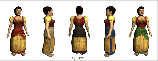Common Short-sleeved Dress