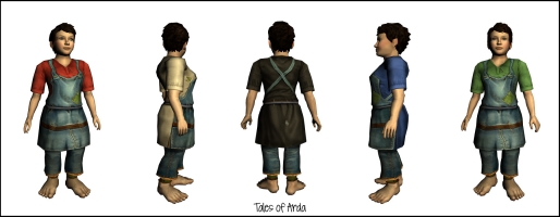 Common Short-sleeved Tunic and Trousers