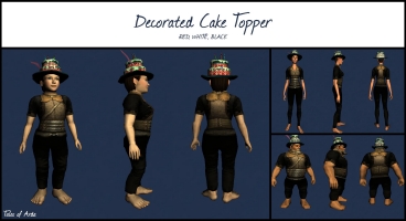 Decorated Cake Topper