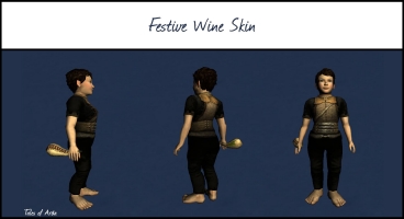 Festive Wine Skin