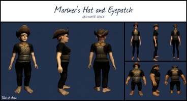 Mariner's Hat and Eyepatch