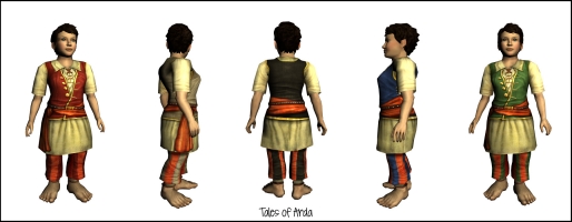 Short-sleeved Corsair's Tunic and Pants