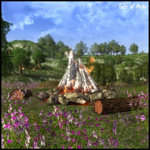 Glowing Bonfire