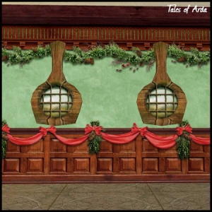 Hobbit Yule-fest Wall