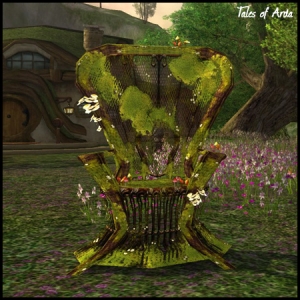 Mossy Wicker Chair