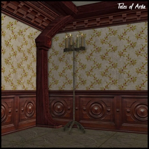 Tall Iron Candlestand