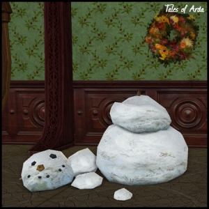Unhappy Snowman