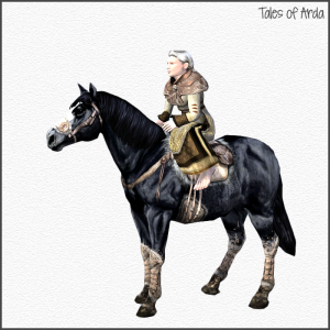 Prized Smokey Black Steed
