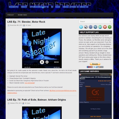 <a href="http://latenightsteamer.com/" target="_blank">Late Night Steamer</a>